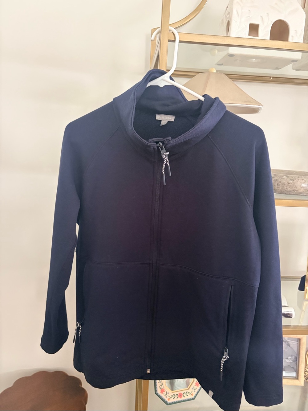 Talbots Navy Full-Zip Women’s Hoodie Jacket